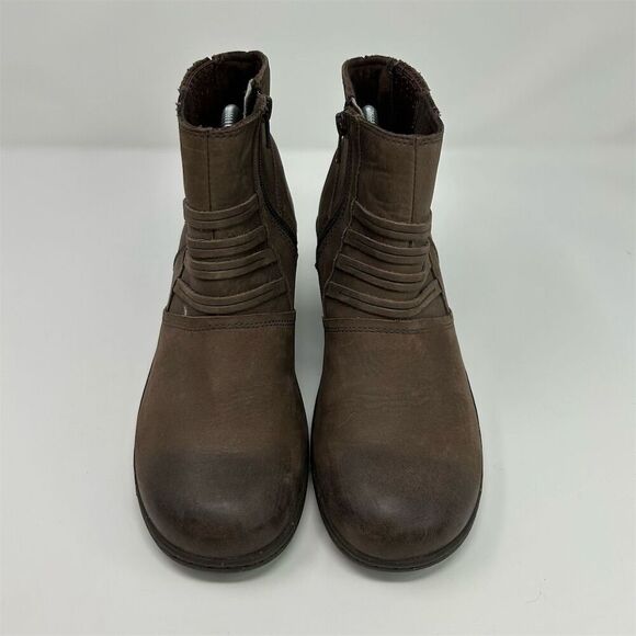 Keen Women's Zurich Brown Wedge Ankle Boots Size 9.5 Casual Comfort Fall - Picture 4 of 14